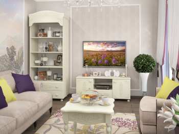 Шкаф-пенал открытый (Стеллаж) Ассоль плюс АС-3