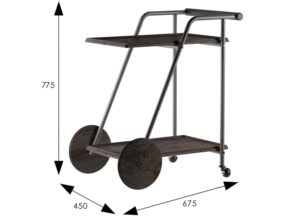 Сервировочные столы, Стол сервировочный Мебелик Оди