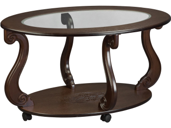 Стол журнальный Мебелик Овация (С) на колесах