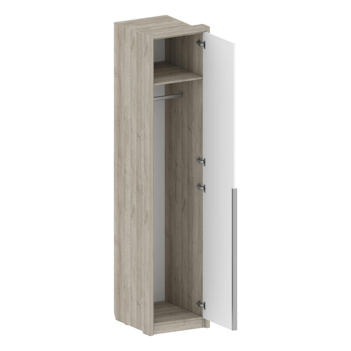Для одежды, Шкаф Анима ШК-3223, дуб серый, белый