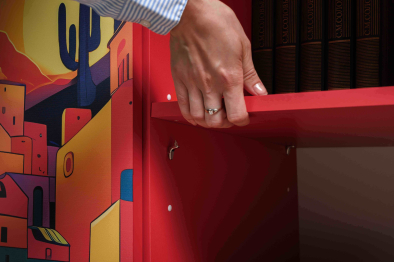 Комоды с рисунками на фасадах Либера и Кармин