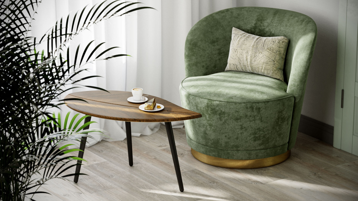 Журнальные столики, Стол журнальный Берли (12 мм)