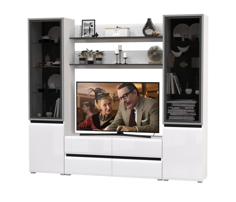 Стенки для гостиной, Модульная мебель в гостиную Сидней № 68