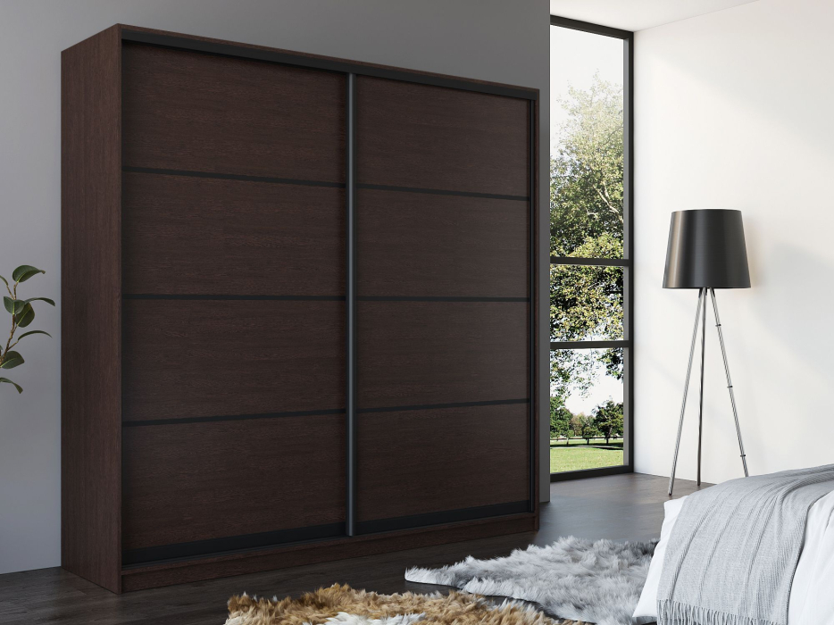 Шкафы-купе 2-х дверные, Шкаф купе 2-х дверный Амстердам 180