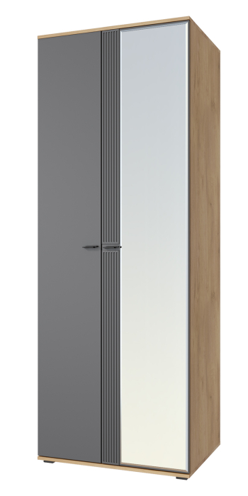 Шкафы двухстворчатые, Шкаф для одежды Эмилия ЭЛ-16К комбинированный