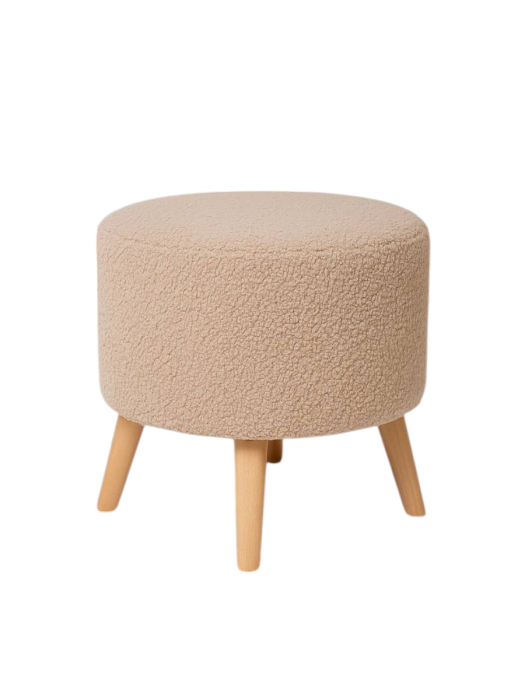 Пуф в прихожую, Пуф Лаки,букле