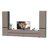 Стенки для гостиной, Мебель для гостиной корпусная Сидней № 128