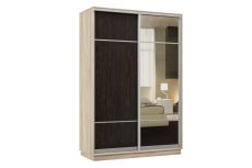 Шкафы-купе, Шкаф-купе Премьер Лайт 02 Мини (08;11) двухдверный