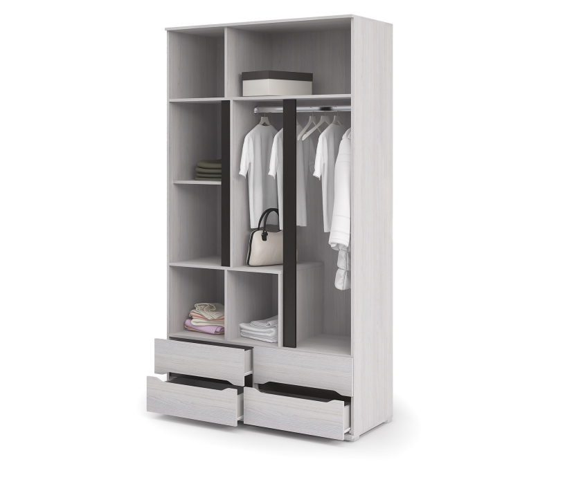 Шкафы распашные, Спальня ВАЛЕНСИЯ ШК 013 шкаф 3х створчатый с ящиками