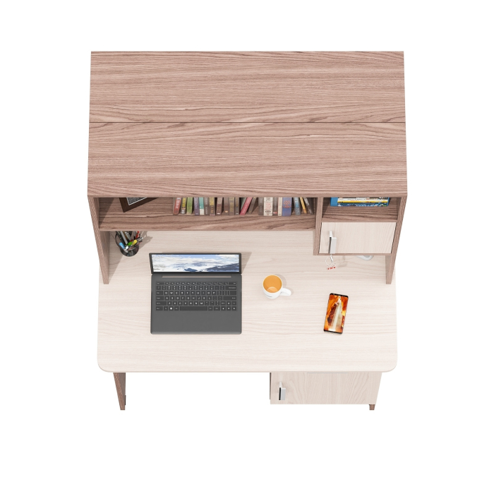 Детские столы, Два стола письменных с надстройкой МД 1-09Н