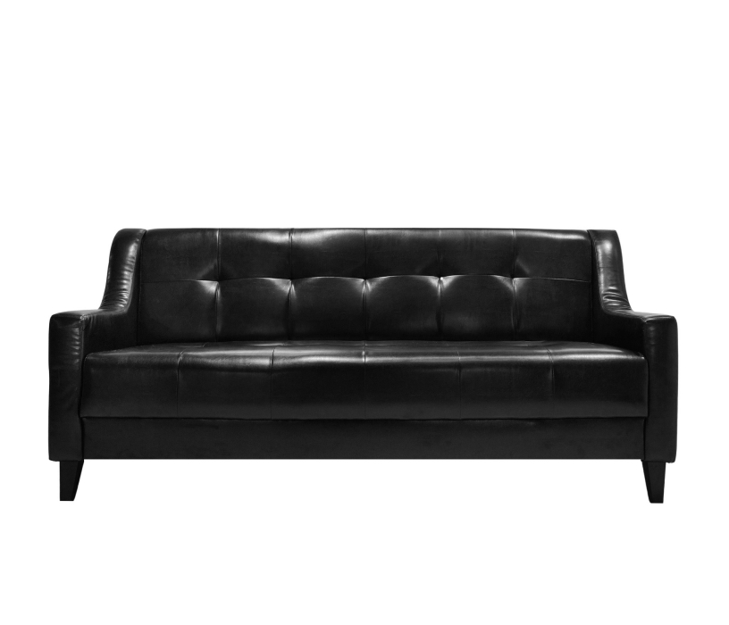 Диваны кровати прямые, Диван Денди, экокожа, без с/м