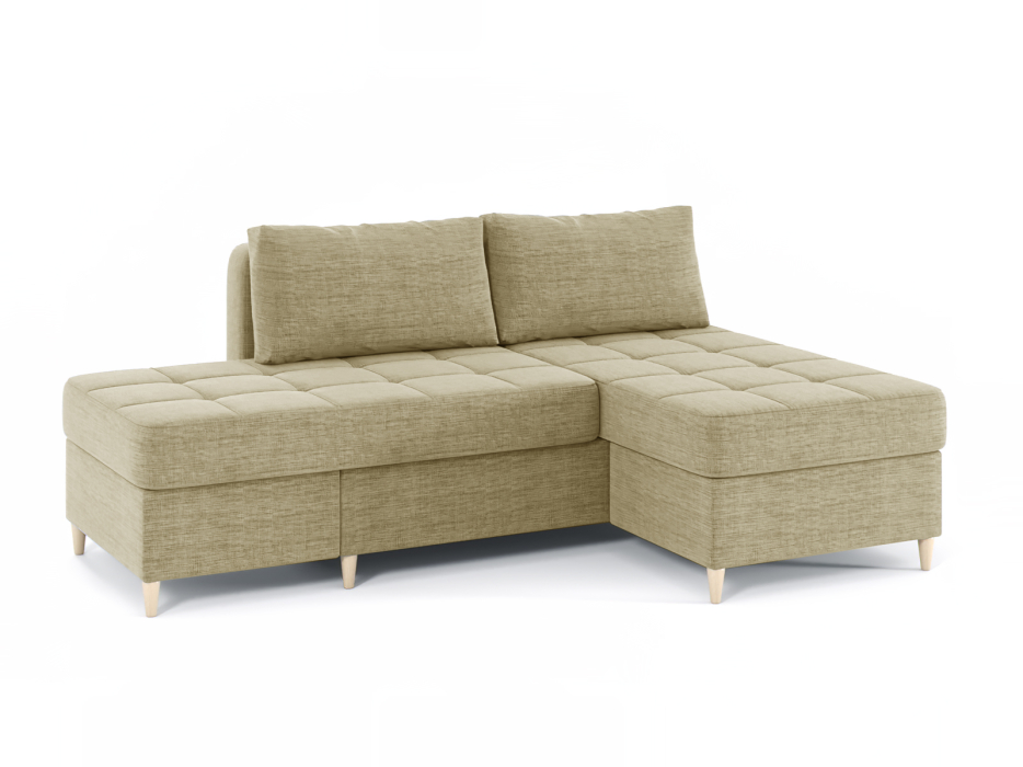 Диваны угловые в гостиную, Диван-кровать угловой Оливер 2 еврокнижка-трансформер, рогожка