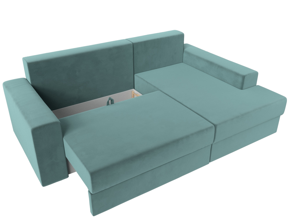 Диваны угловые в гостиную, Угловой диван Майами правый угол, велюр