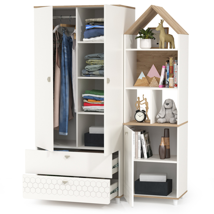 Детские комнаты, Шкаф и стеллаж Эйп