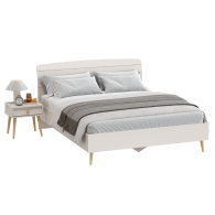 Спальные гарнитуры, Кровать двухместная Афина 4-22901 с прикроватной тумбочкой