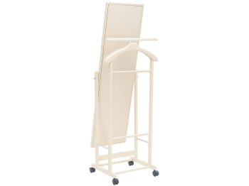Вешалка костюмная с зеркалом на колесах Мебелик В 24Н