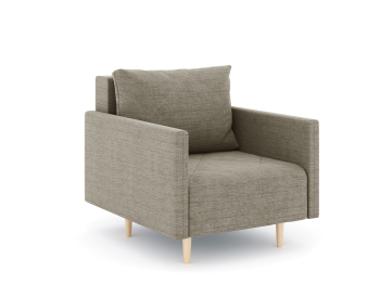 Кресло для отдыха Милли с подлокотниками, рогожка Люкс