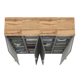 Стенка из шкафов для прихожей Октава № 45