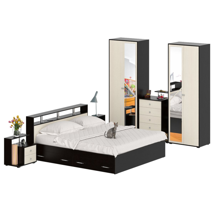 Спальные гарнитуры, Спальный гарнитур Камелия №11