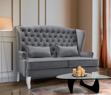 Диваны прямые кухонные, Диван прямой нераскладной  Лорд, микровелюр