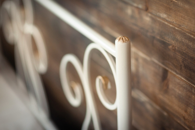 Кованая кровать Лацио 1.6 с одной спинкой