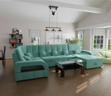 Диваны модульные угловые, Модульный диван Майами-4,микровелюр,антивандальная ткань,венеция