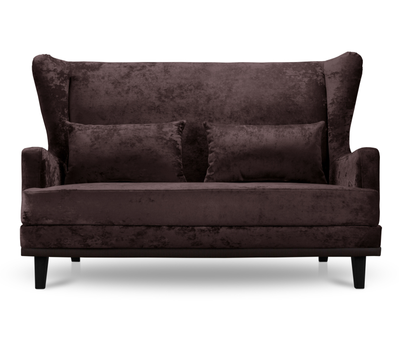 Дизайнерские диваны для гостиной, Диван прямой нераскладной Ритм, плюш