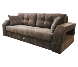 Диван-кровать еврокнижка Манчестер с подсветкой, 150, велюр