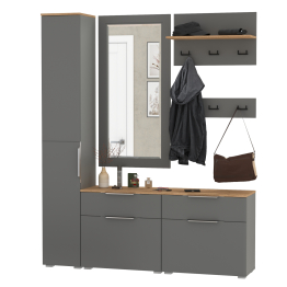 Мебель Октава  в узкую прихожую № 44