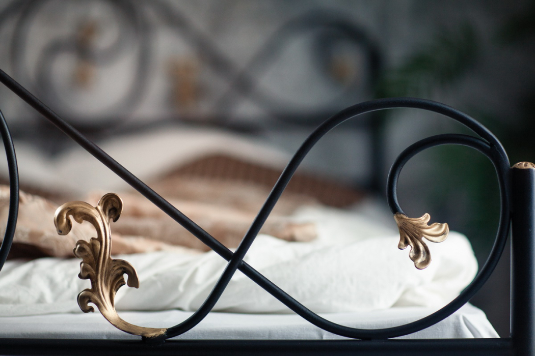 Кованые кровати, Кованая кровать Венеция 1.4 с одной спинкой