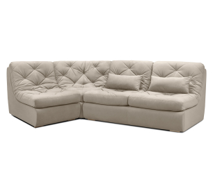 Модульный угловой диван Борнео со спальным местом, велюр