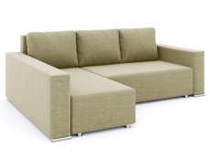 Диваны угловые в гостиную, Диван-кровать угловой Марко еврокнижка, рогожка