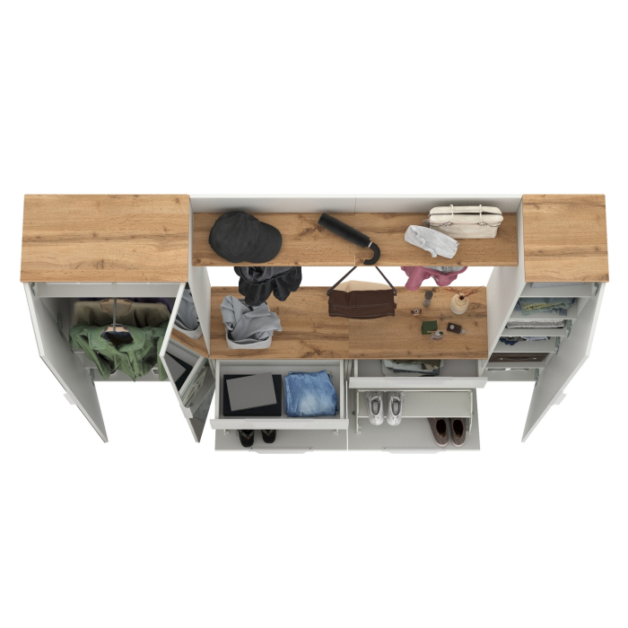 Прихожие, Мебель Октава для прихожей набор модулей № 33