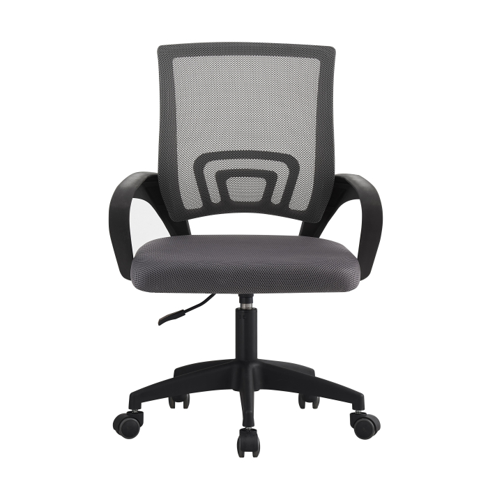 Для офиса и дома, Кресло компьютерное DC453 крестовина ЧЕРНАЯ