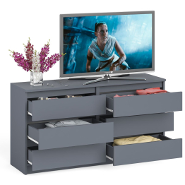 Комод на шесть ящиков Мори МК1380.6