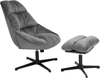 Кресло STOOL GROUP Оррелл с оттоманкой