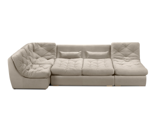 Диван модульный Борнео со спальным местоп П-образный, велюр