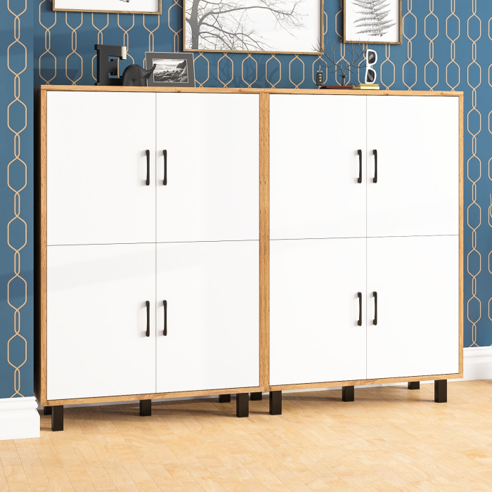 Комоды, Две тумбы-комода четыре распашных дверки РВК 126-804