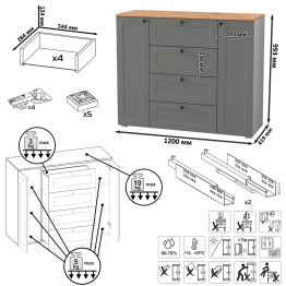 Мебель для прихожей Остин № 39