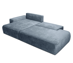 Диван угловой "Бали"со спальным местом, микровелюр