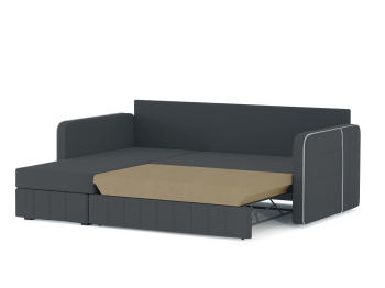Диван-кровать угловой Cлим дельфин, велюр