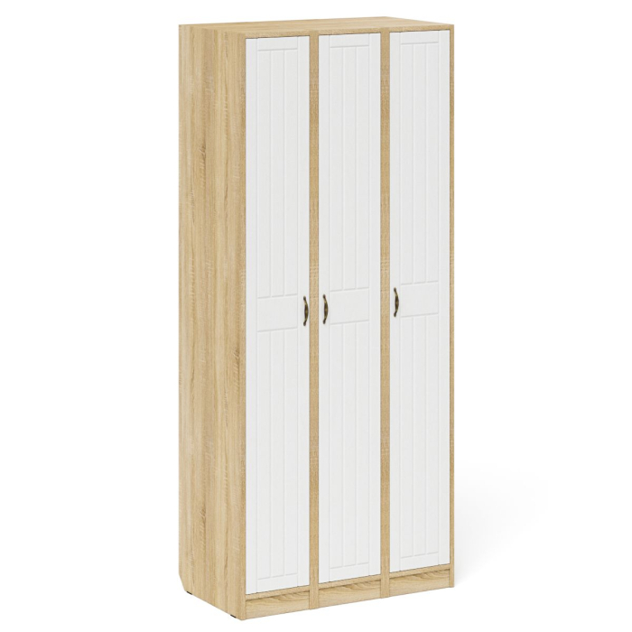 Шкафы распашные, Три пенала в прихожую П-6-500 фрезеровка прованс