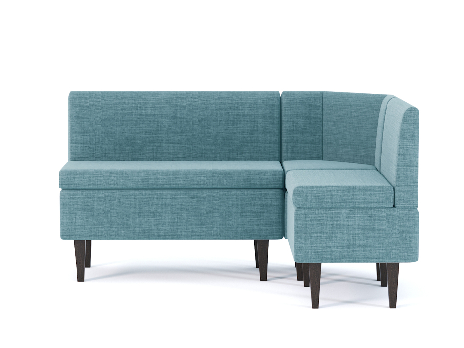 Кухонные уголки, Диван кухонный угловой Лео, рогожка