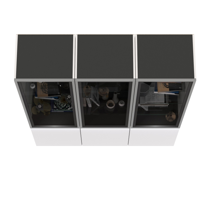 Витрины, Горка в гостиную с с тремя стеклянными дверками Сидней 13.201