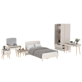 Модульная мебель для спальни Афина с кроватью со спальным местом на 1200