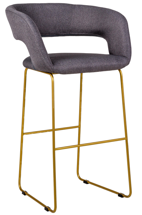 Барные стулья, Кресло Полубарное Hugs Link Золото