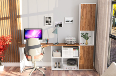 Домашние кабинеты, Рабочий стол-трансформер с пеналом для бумаг Лидер-8.