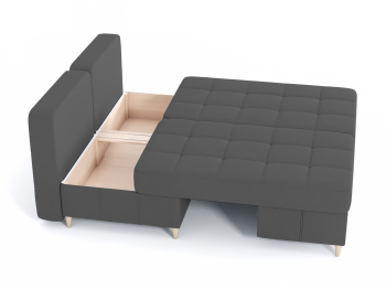 Диван-кровать угловой Оливер Люкс 2 еврокнижка-трансформер, велюр