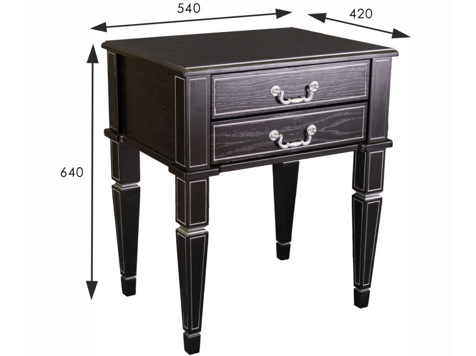 Прикроватные тумбы, Тумба Мебелик Васко В 118Н