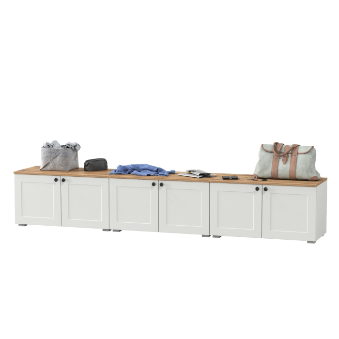 Прихожие, Три тумбы с двумя распашными дверками Остин